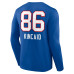 Футболка с длинным рукавом Buffalo Bills Dalton Kincaid Royal Team Wordmark Name & Number