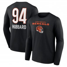 Футболка с длинным рукавом Sam Hubbard Cincinnati Bengals Team Wordmark Player Name & Number - Black Футболка с длинным рукавом Sam Hubbard Cincinnati Bengals Team Wordmark Player Name & Number - Black