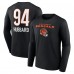 Футболка с длинным рукавом Sam Hubbard Cincinnati Bengals Team Wordmark Player Name & Number - Black