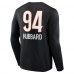 Футболка с длинным рукавом Sam Hubbard Cincinnati Bengals Team Wordmark Player Name & Number - Black