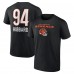 Футболка Sam Hubbard Cincinnati Bengals Team Wordmark Player Name & Number - Black