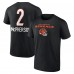Футболка Evan McPherson Cincinnati Bengals Team Wordmark Player Name & Number - Black