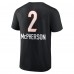 Футболка Evan McPherson Cincinnati Bengals Team Wordmark Player Name & Number - Black