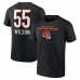 Футболка Logan Wilson Cincinnati Bengals Team Wordmark Player Name & Number - Black