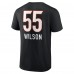 Футболка Logan Wilson Cincinnati Bengals Team Wordmark Player Name & Number - Black