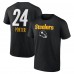 Pittsburgh Steelers Joey Porter Jr. Black Team Wordmark Player Name & Number T-Shirt Pittsburgh Steelers Joey Porter Jr. Black Team Wordmark Player Name & Number T-Shirt