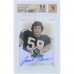 Jack Ham Pittsburgh Steelers Autographed 2013 Panini Spectra #JHAM BGS Authenticated 9.5/10 Card - 9.5,9.5,9.5,9 Subgrades