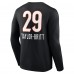 Cincinnati Bengals Cam Taylor-Britt Black Team Wordmark Player Name & Number Long Sleeve T-Shirt