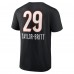 Футболка Cam Taylor-Britt Cincinnati Bengals Team Wordmark Player Name & Number - Black