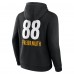 Pittsburgh Steelers Pat Freiermuth Black Team Wordmark Player Name & Number Pullover Hoodie