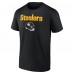 Футболка Pat Freiermuth Pittsburgh Steelers Team Wordmark Player Name & Number - Black