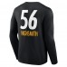 Pittsburgh Steelers Alex Highsmith Black Team Wordmark Player Name & Number Long Sleeve T-Shirt