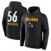 Pittsburgh Steelers Alex Highsmith Black Team Wordmark Player Name & Number Pullover Hoodie