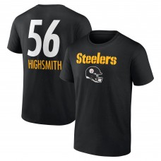 Pittsburgh Steelers Alex Highsmith Black Team Wordmark Player Name & Number T-Shirt
