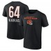 Футболка Ted Karras Cincinnati Bengals Team Wordmark Player Name & Number - Black