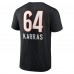 Футболка Ted Karras Cincinnati Bengals Team Wordmark Player Name & Number - Black