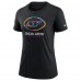 Футболка Женская New York Jets Nike Black 2024 NFL Crucial Catch Tri-Blend
