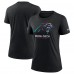 Футболка Женская Carolina Panthers Nike Black 2024 NFL Crucial Catch Tri-Blend