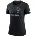 Футболка Женская Carolina Panthers Nike Black 2024 NFL Crucial Catch Tri-Blend