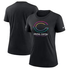 Футболка Женская Chicago Bears Nike Black 2024 NFL Crucial Catch Tri-Blend