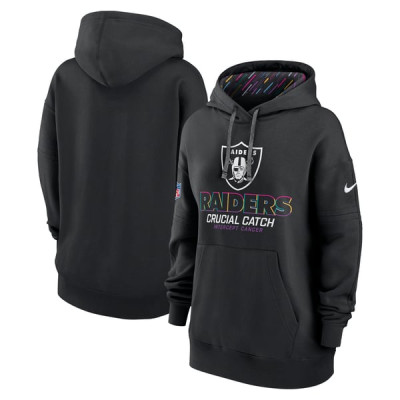 Женская толстовка Las Vegas Raiders Nike 2024 NFL Crucial Catch Club - Black