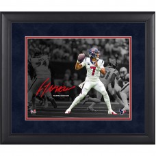 C.J. Stroud Houston Texans Fanatics Authentic Framed 11 x 14 Spotlight Photograph - Facsimile Signature