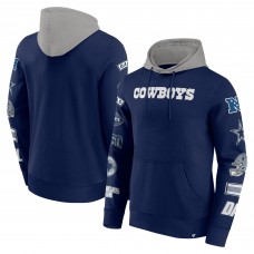 Толстовка Dallas Cowboys Fanatics Navy/Silver Patched Out