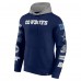 Толстовка Dallas Cowboys Fanatics Navy/Silver Patched Out