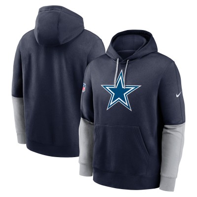 Толстовка Dallas Cowboys Nike Navy 2024 Sideline Club