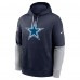 Толстовка Dallas Cowboys Nike Navy 2024 Sideline Club