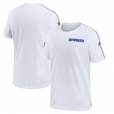 Футболка Dallas Cowboys Nike 2024 Sideline Coach UV Performance - White