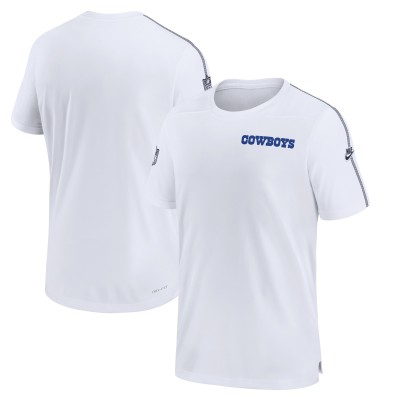 Футболка Dallas Cowboys Nike 2024 Sideline Coach UV Performance - White