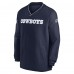 Кофта Dallas Cowboys Nike Throwback Logo Long-Sleeve V-Neck Windshirt - Navy