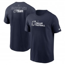 Футболка Dallas Cowboys Nike Navy Essential
