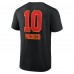 Футболка Isiah Pacheco Kansas City Chiefs Team Wordmark Player Name & Number - Black