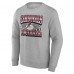 Arizona Cardinals Fanatics Heather Gray Chance Throwback Fleece Pullover Sweatshirt