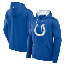 Indianapolis Colts Fanatics Royal Defender Pullover Hoodie