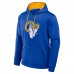 Los Angeles Rams Fanatics Defender Pullover Hoodie - Royal