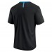 Футболка Carolina Panthers Fanatics Black Defender Fade Slant