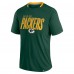 Футболка Green Bay Packers Fanatics Green Defender Fade Slant