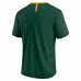 Футболка Green Bay Packers Fanatics Green Defender Fade Slant