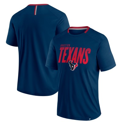 Футболка Houston Texans Fanatics Navy Defender Fade Slant