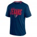 Футболка Houston Texans Fanatics Navy Defender Fade Slant