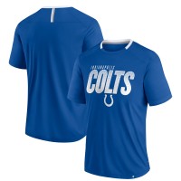 Indianapolis Colts Fanatics Royal Defender Fade Slant T-Shirt