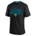 Jacksonville Jaguars Fanatics Black Defender Fade Slant T-Shirt