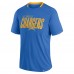 Los Angeles Chargers Fanatics Powder Blue Defender Fade Slant T-Shirt