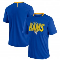 Los Angeles Rams Fanatics Defender Fade Slant T-Shirt - Royal Los Angeles Rams Fanatics Defender Fade Slant T-Shirt - Royal