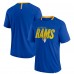 Los Angeles Rams Fanatics Defender Fade Slant T-Shirt - Royal