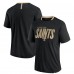 Футболка New Orleans Saints Fanatics Black Defender Fade Slant