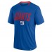 New York Giants Fanatics Royal Defender Fade Slant T-Shirt